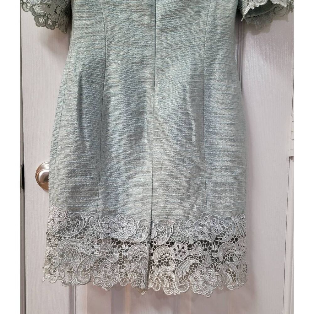 Mioni Rosa Rhinestone Tweet Mini Dress M - Picture 6 of 11
